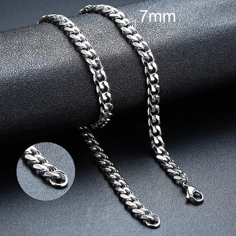Vnox Thick Cuban Chain Necklaces for Men