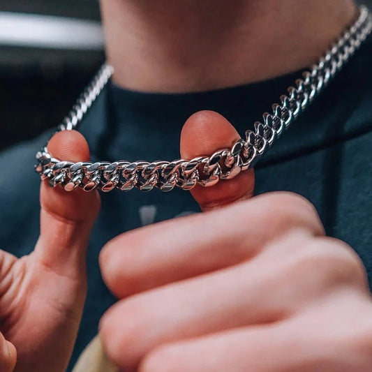 Hip Hop Width 3/5/7/9MM Cuban Link Stainless Steel