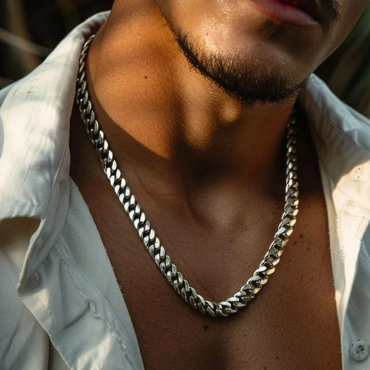 Vnox Thick Cuban Chain Necklaces for Men