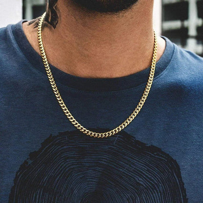 Hip Hop Width 3/5/7/9MM Cuban Link Stainless Steel