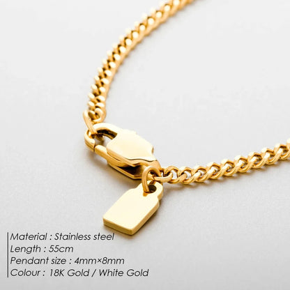 Elandis Men's Stainless Steel Wateerproof Hip Hop Jewelry