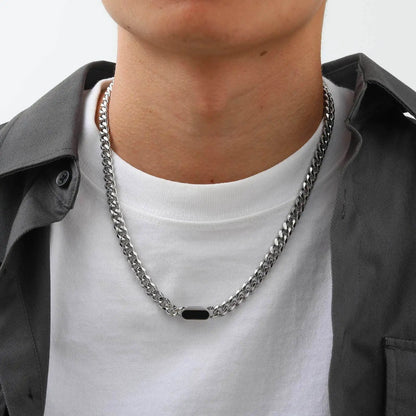 Mens Choker Necklace,Stainless Steel