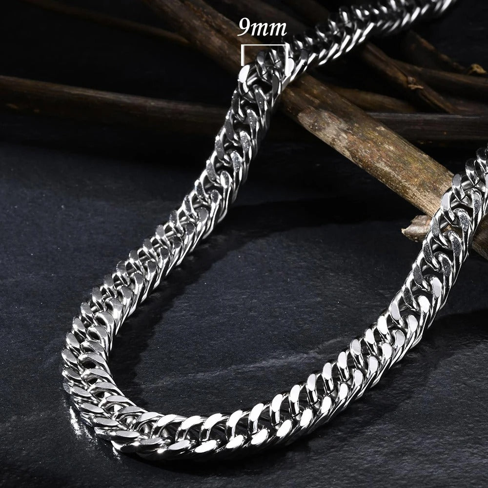 Vnox Thick Cuban Chain Necklaces for Men