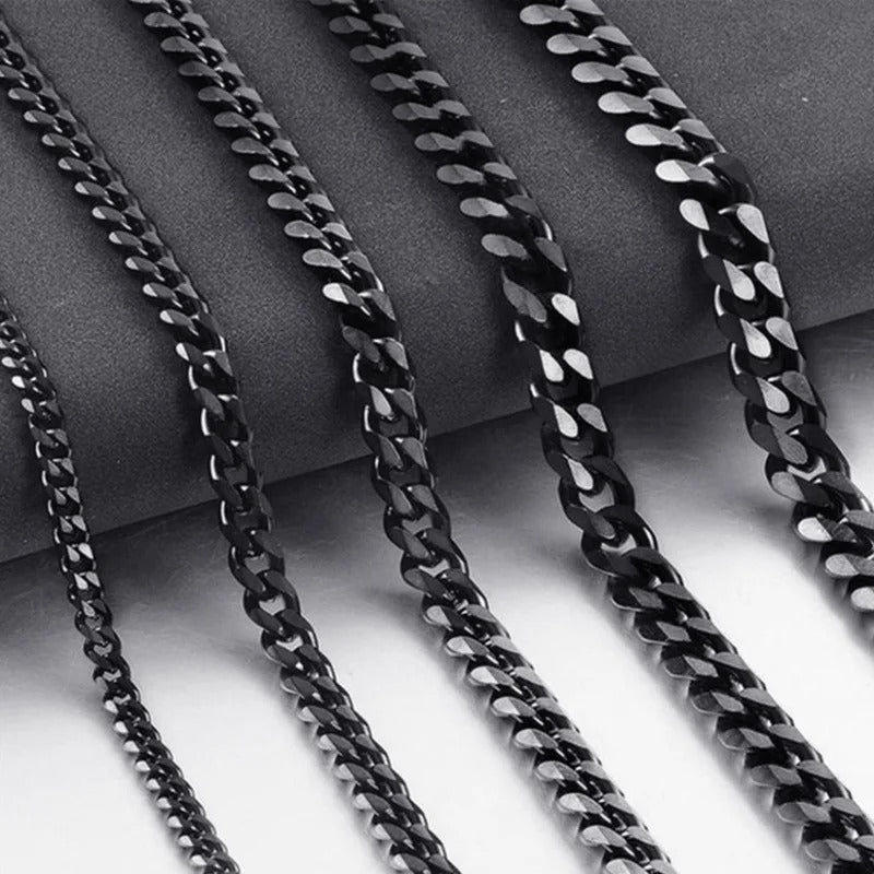 Hip Hop Width 3/5/7/9MM Cuban Link Stainless Steel