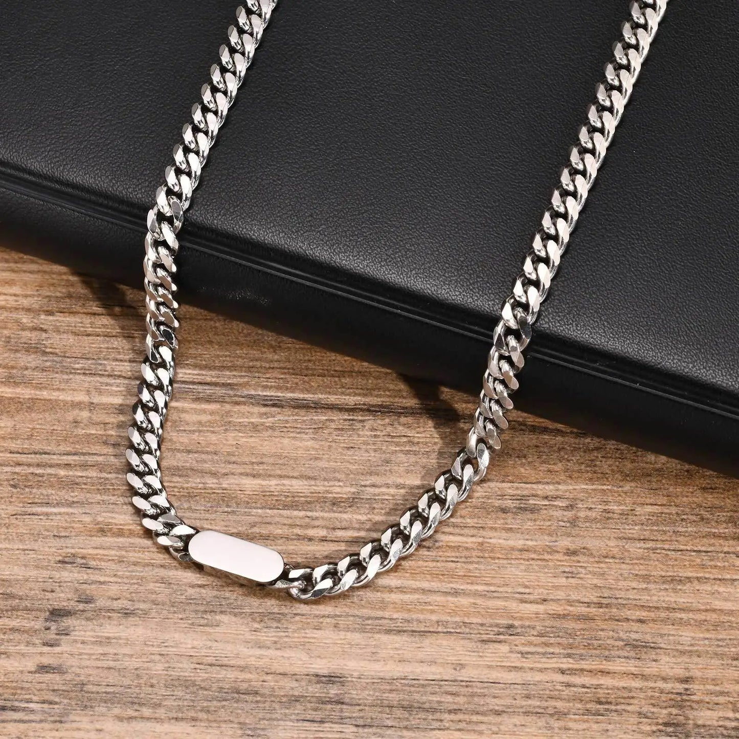 Mens Choker Necklace,Stainless Steel
