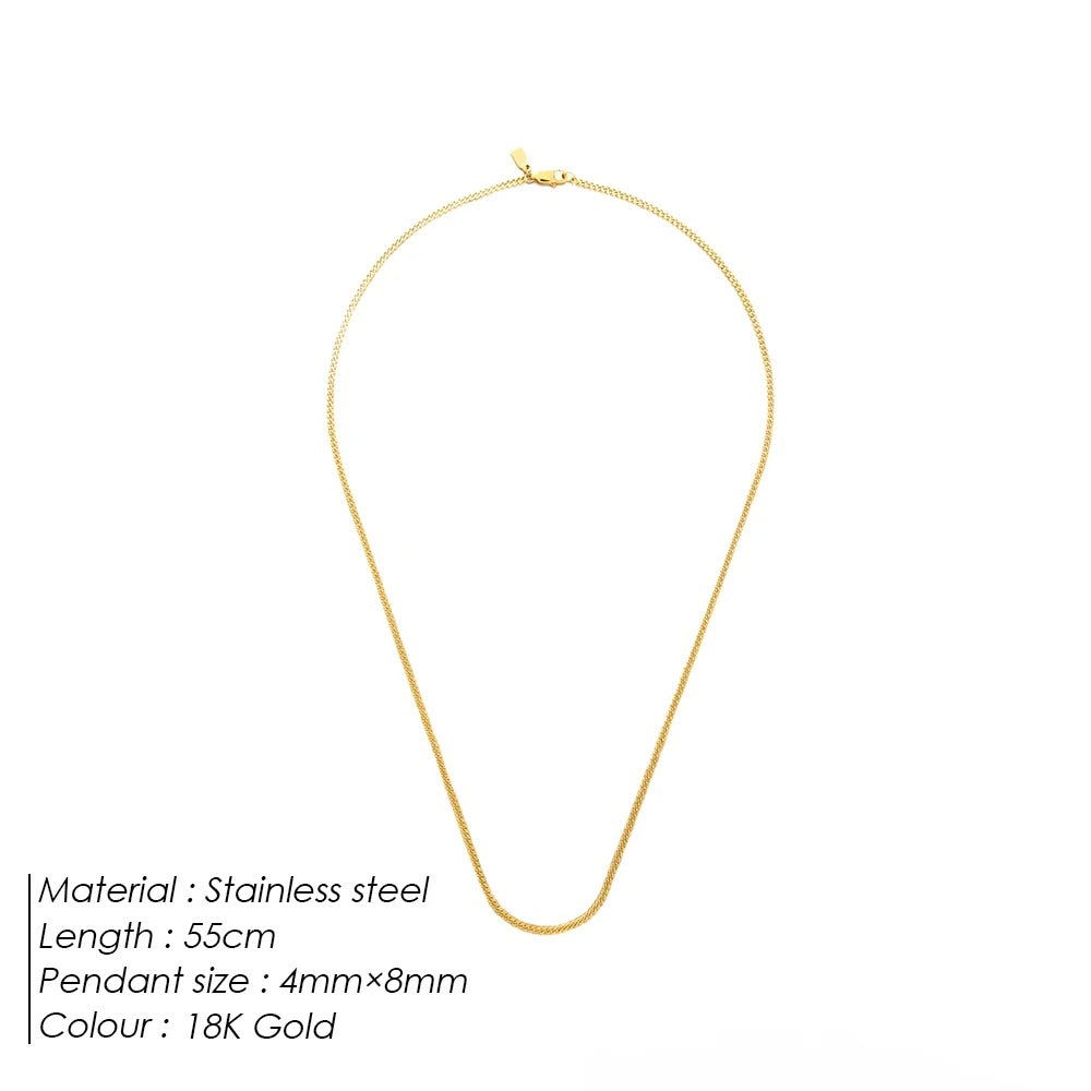 Elandis Men's Stainless Steel Wateerproof Hip Hop Jewelry