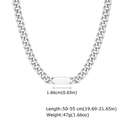 Mens Choker Necklace,Stainless Steel