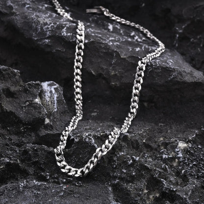 Vnox Never Fade 5mm 6mm 8mm Steel Cuban Chain