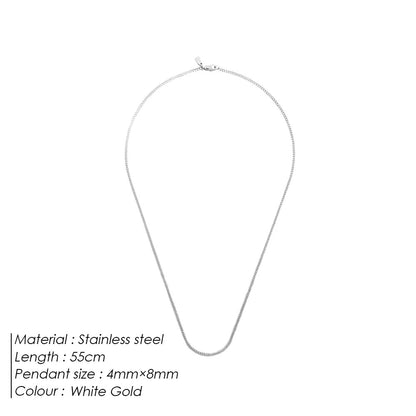 Elandis Men's Stainless Steel Wateerproof Hip Hop Jewelry