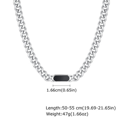 Mens Choker Necklace,Stainless Steel